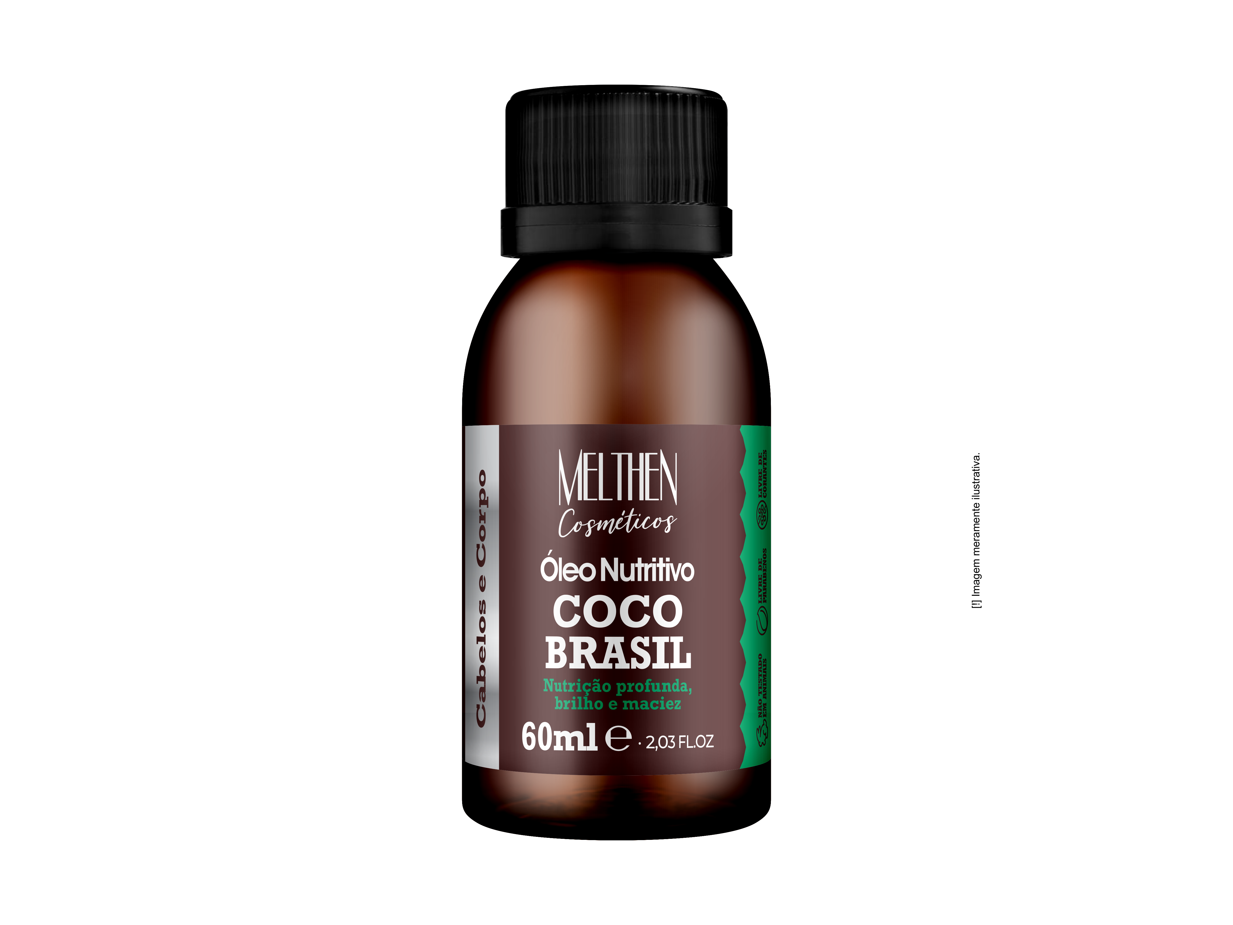 OLEO CABELO E CORPO COCO 60ml