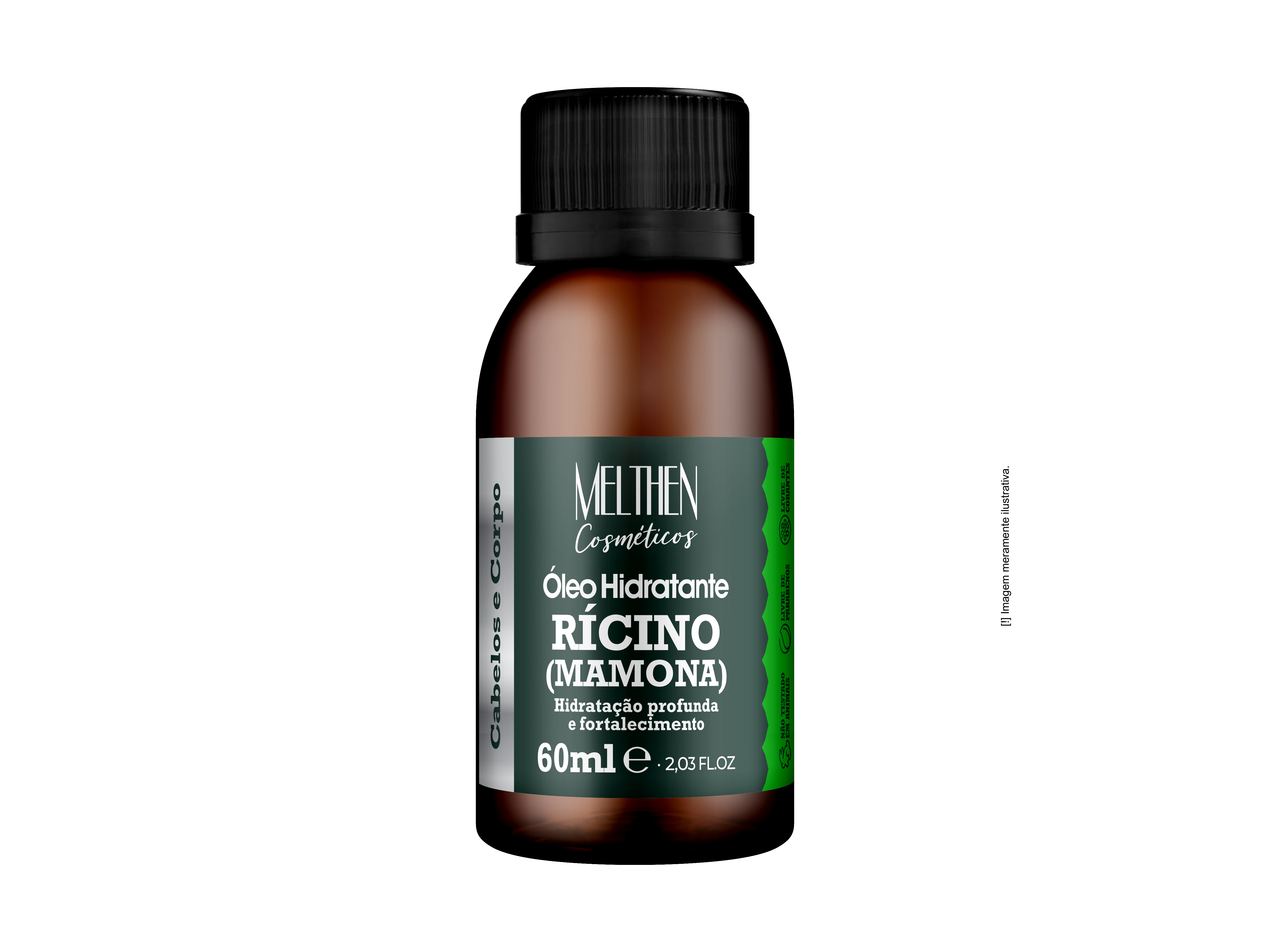 OLEO CABELO E CORPO  RICINO MAMONA 60ml