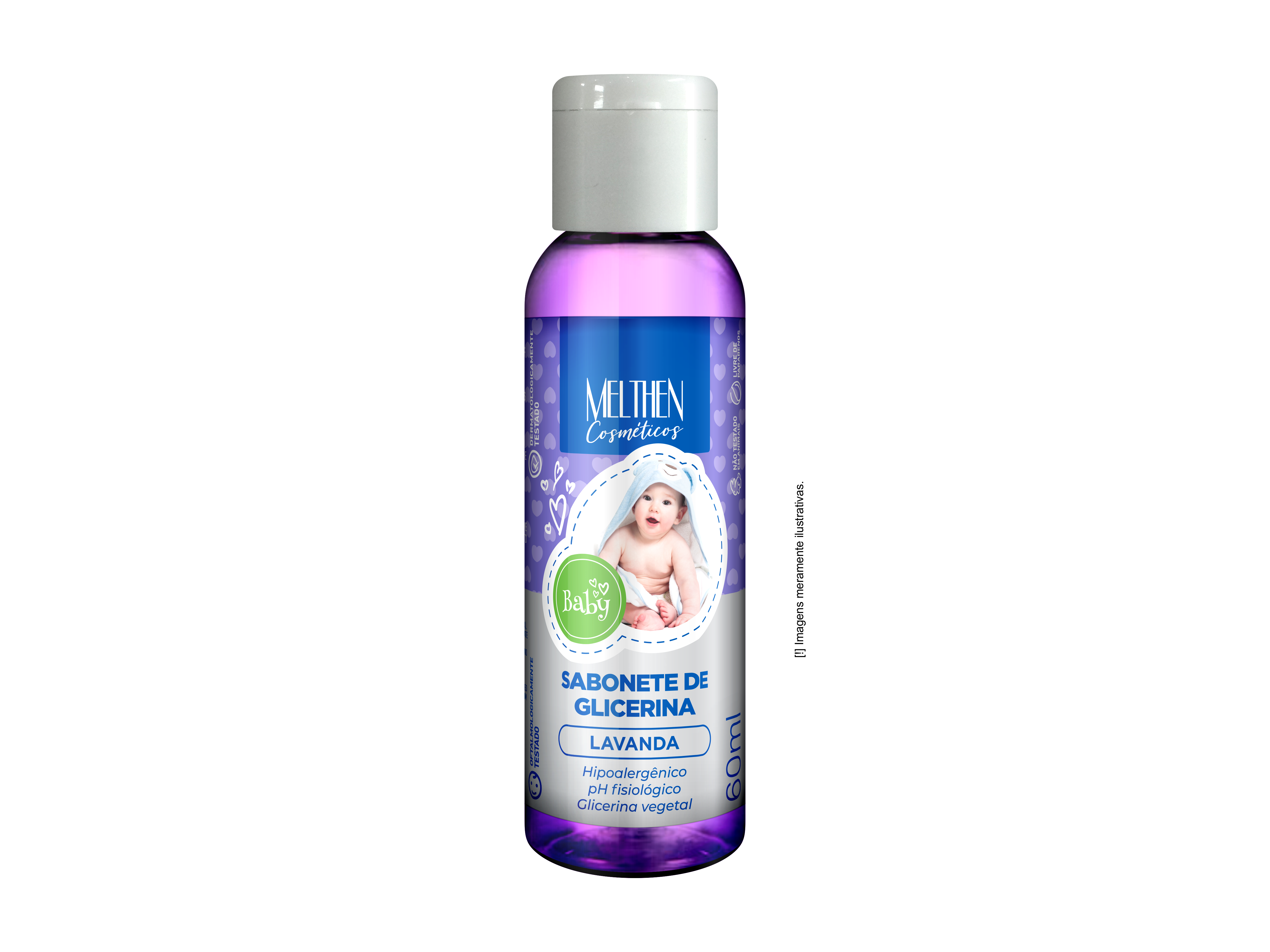 BABY SAB GLICERINA LAVANDA 60ML DISPLAY C/12