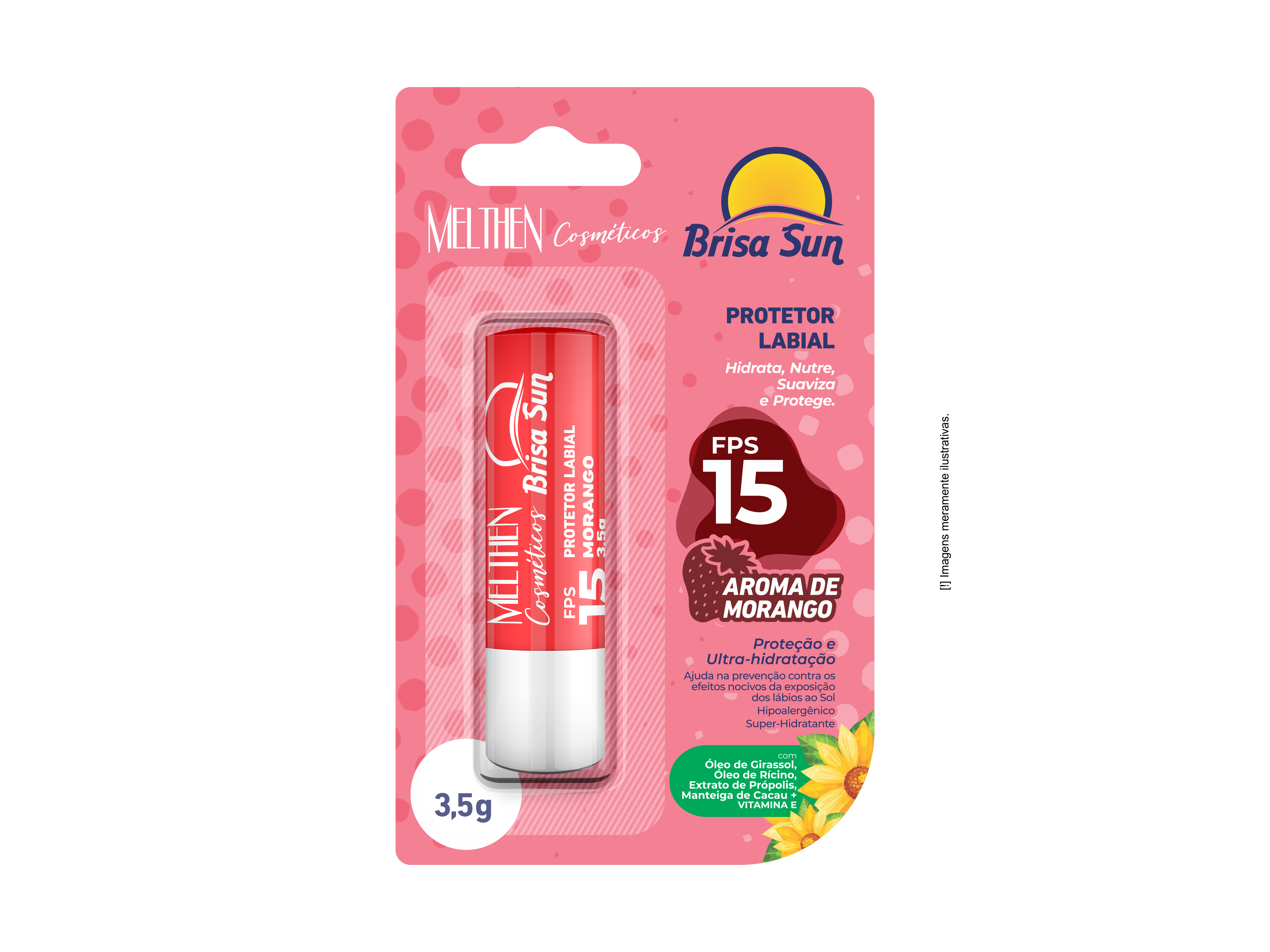 PROTETOR LABIAL FPS 15 MORANGO 3,5G