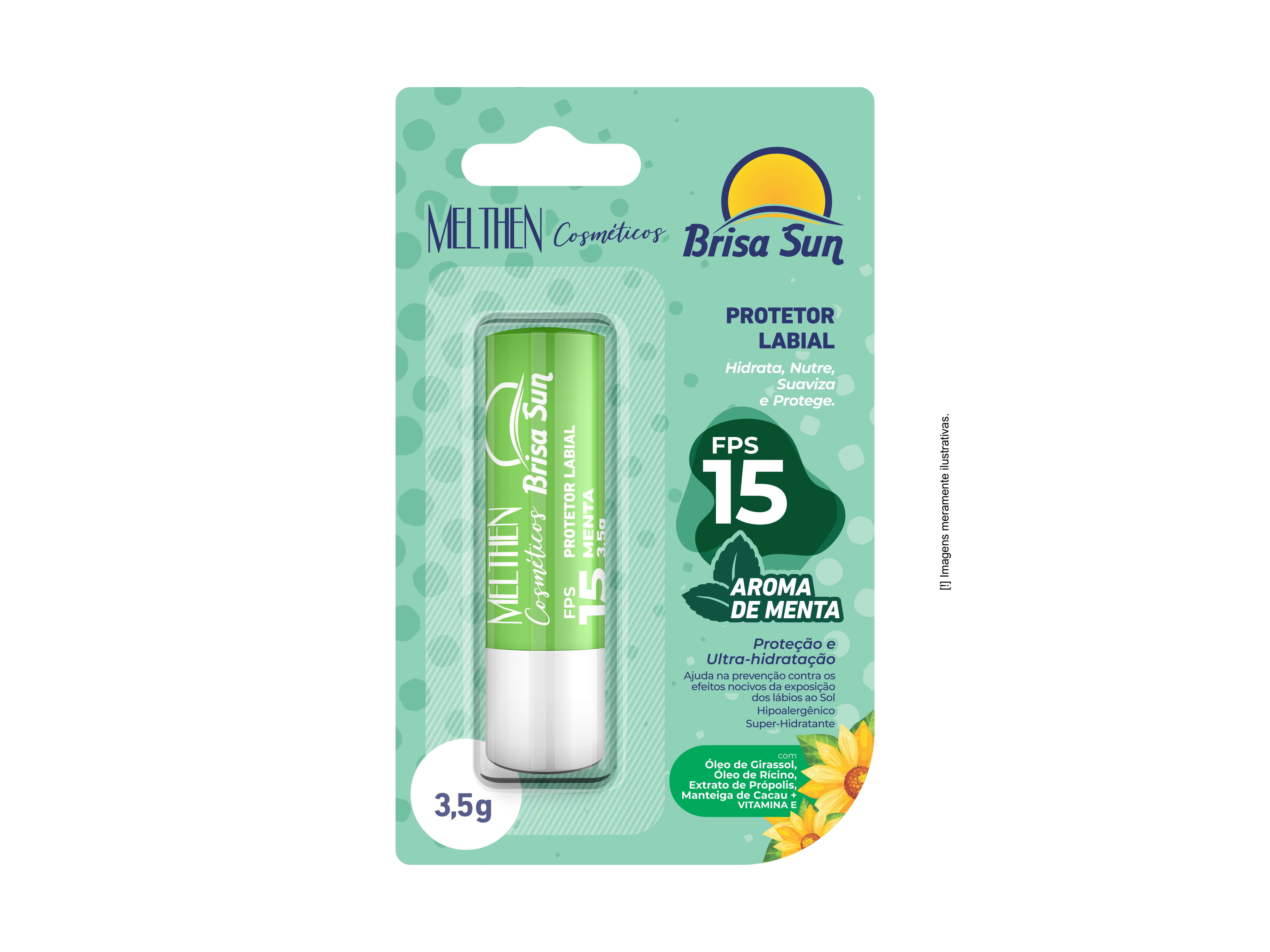 PROTETOR LABIAL FPS 15 MENTA 3,5G