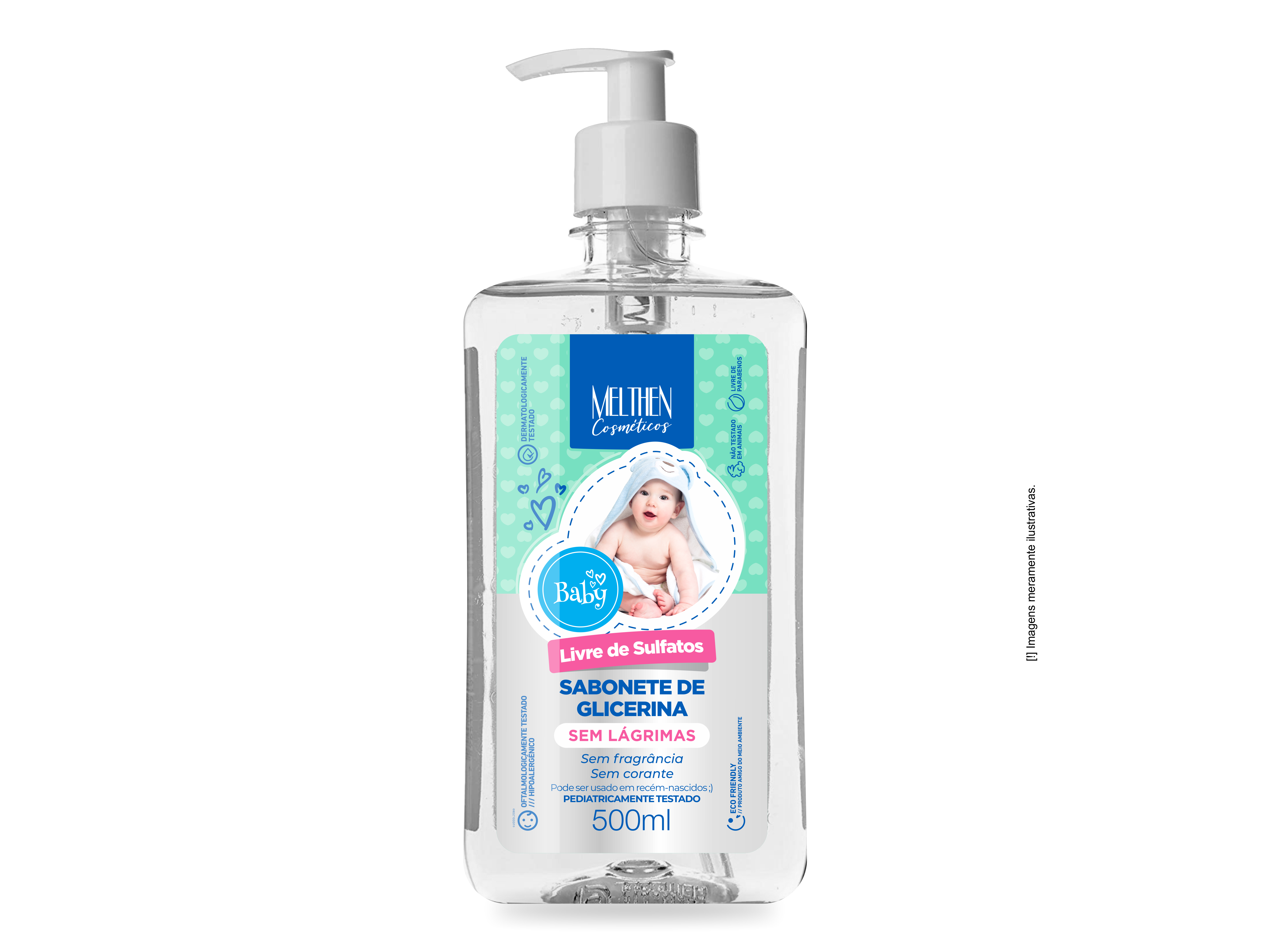 BABY SAB GLICERINA 500ML SEM LAGRIMAS
