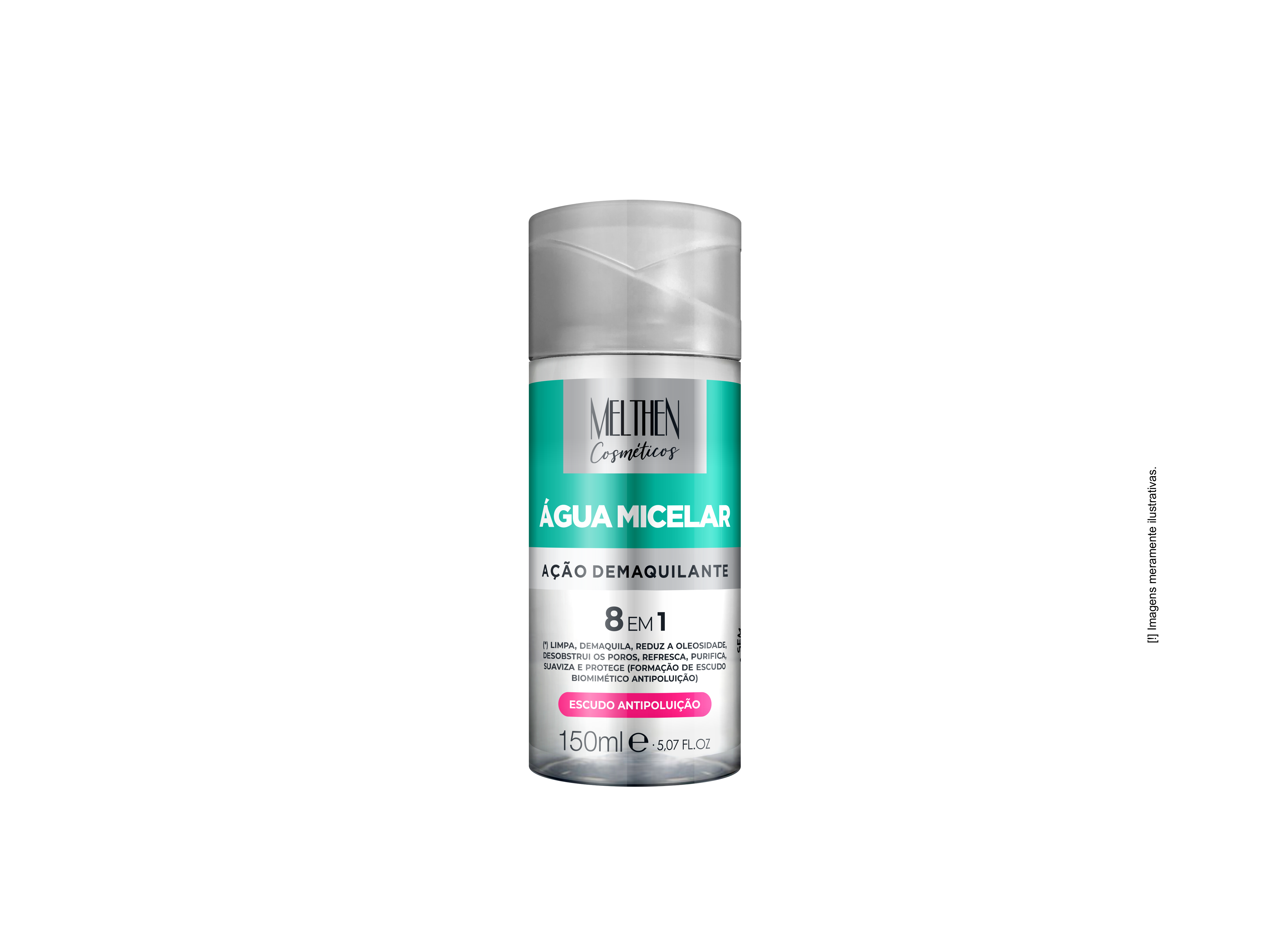 AGUA MICELAR 8 EM 1 DEMAQ ANTIPOLUICAO 150ML