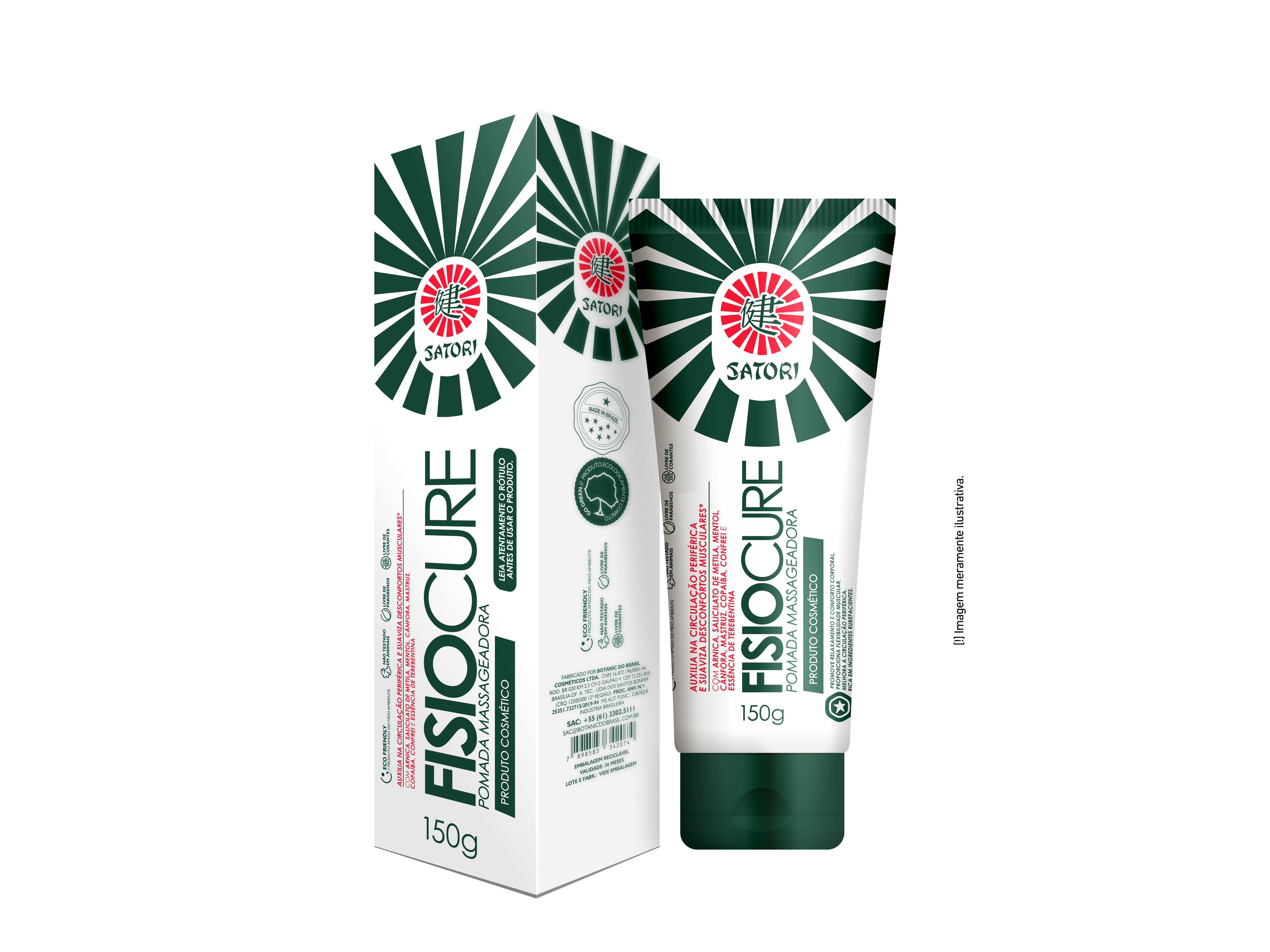 POMADA MASSAGEADORA 150G SATORI