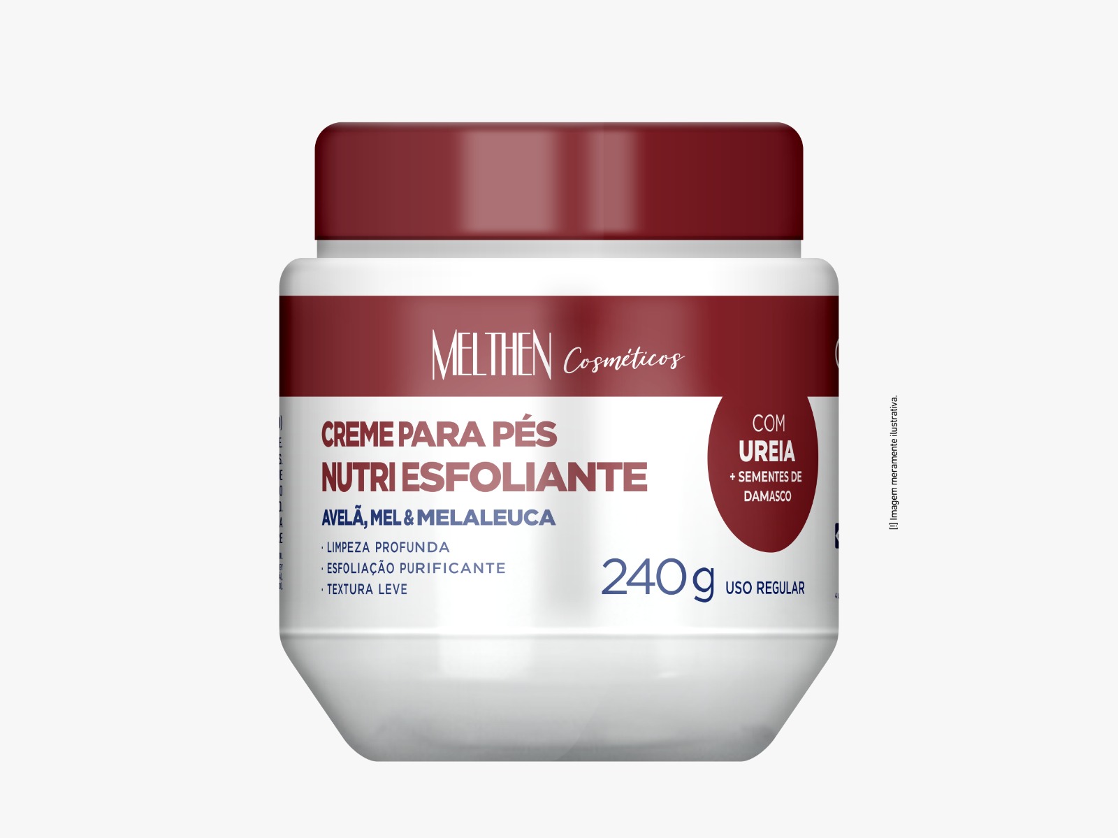  CREME ESFOLIANTE PARA OS PÉS AVELÃ, MEL ...