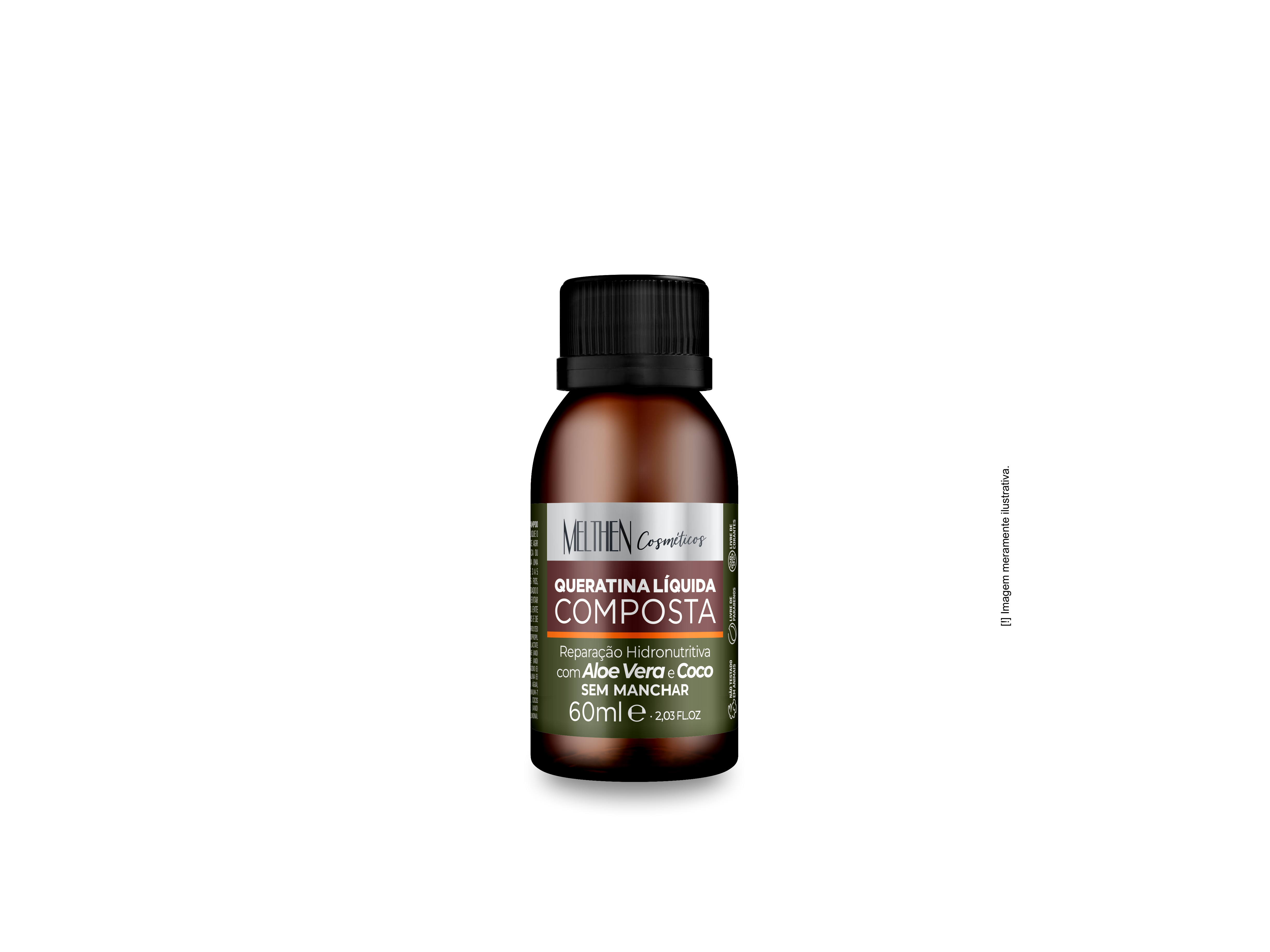 QUERATINA LIQUIDA COMPOSTA 60ML MELTHEN